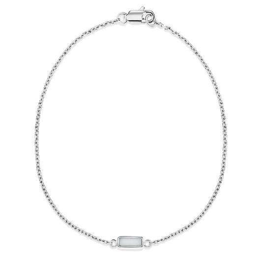 Britt | Silver Breast Milk Bracelet