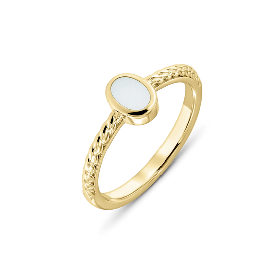 Ilse | Solid Gold Breast Milk Ring