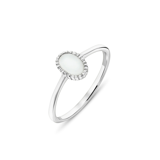 Lauren | Silver Breast Milk Ring