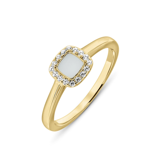 Lara | Solid Gold Breast Milk Ring