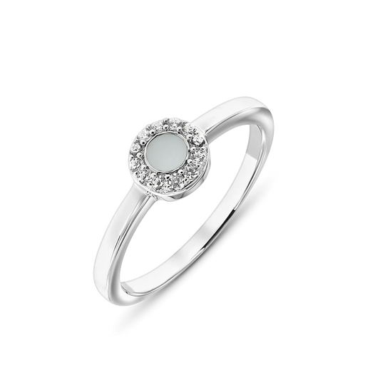 Merel | Silver Breast Milk Ring