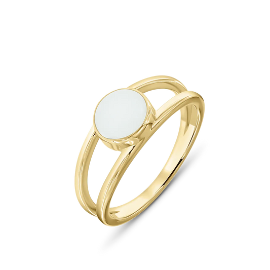 Bea | Solid Gold Breast Milk Ring