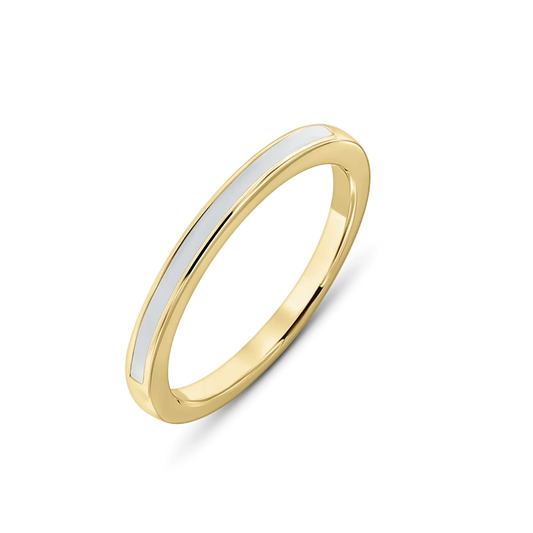 Eva | Solid Gold Breast Milk Ring