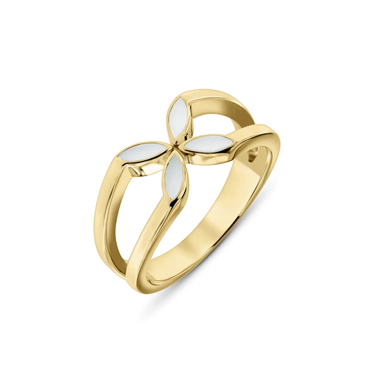 Fleur | Solid Gold Breast Milk Ring