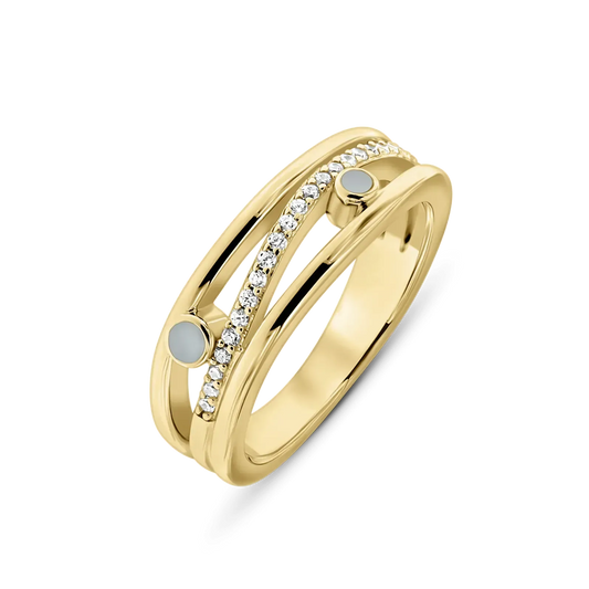 Charlotte | Solid Gold Breast Milk Ring